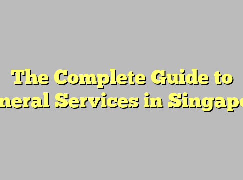 The Complete Guide to Funeral Services in Singapore